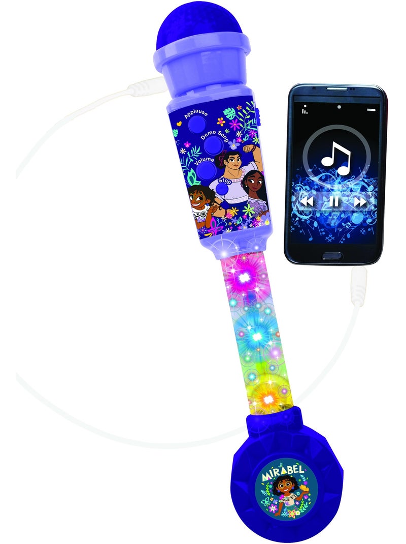 Microphone Encanto avec tube lumineux et enceinte Violet - Kiabi