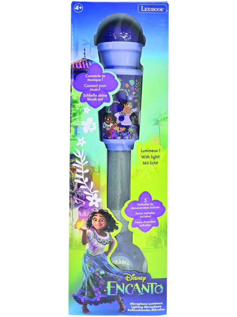 Microphone Encanto avec tube lumineux et enceinte Violet - Kiabi