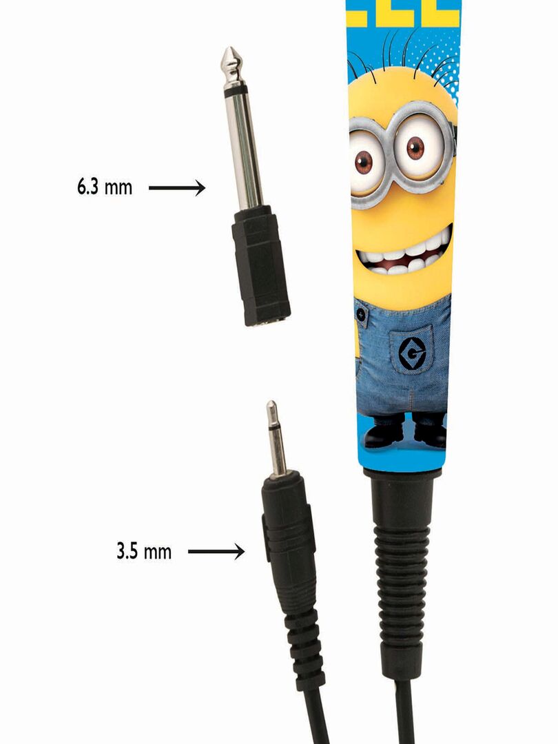 Microphone Haute Sensibilité Câble 2,5m Les Minions N/A - Kiabi