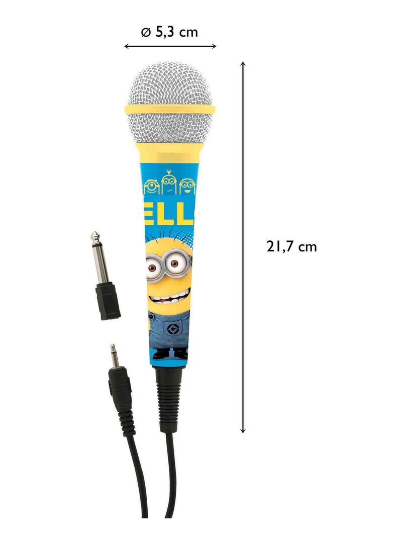 Microphone Haute Sensibilité Câble 2,5m Les Minions N/A - Kiabi