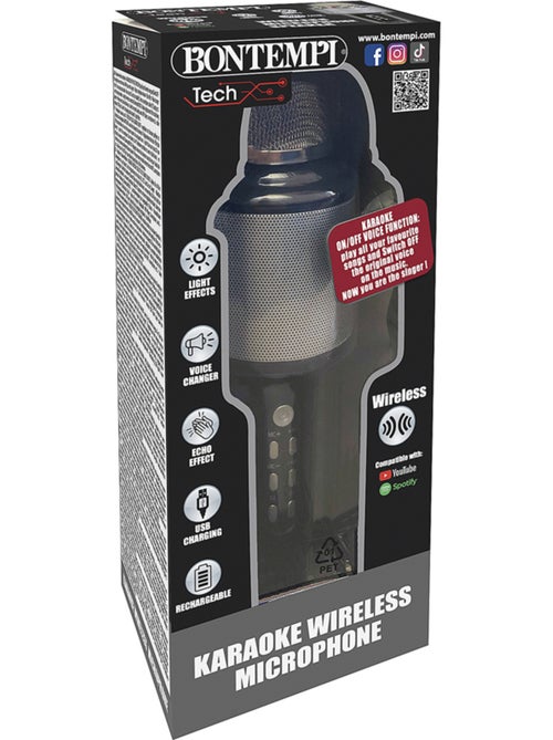 Microphone karaoké sans fil - Kiabi