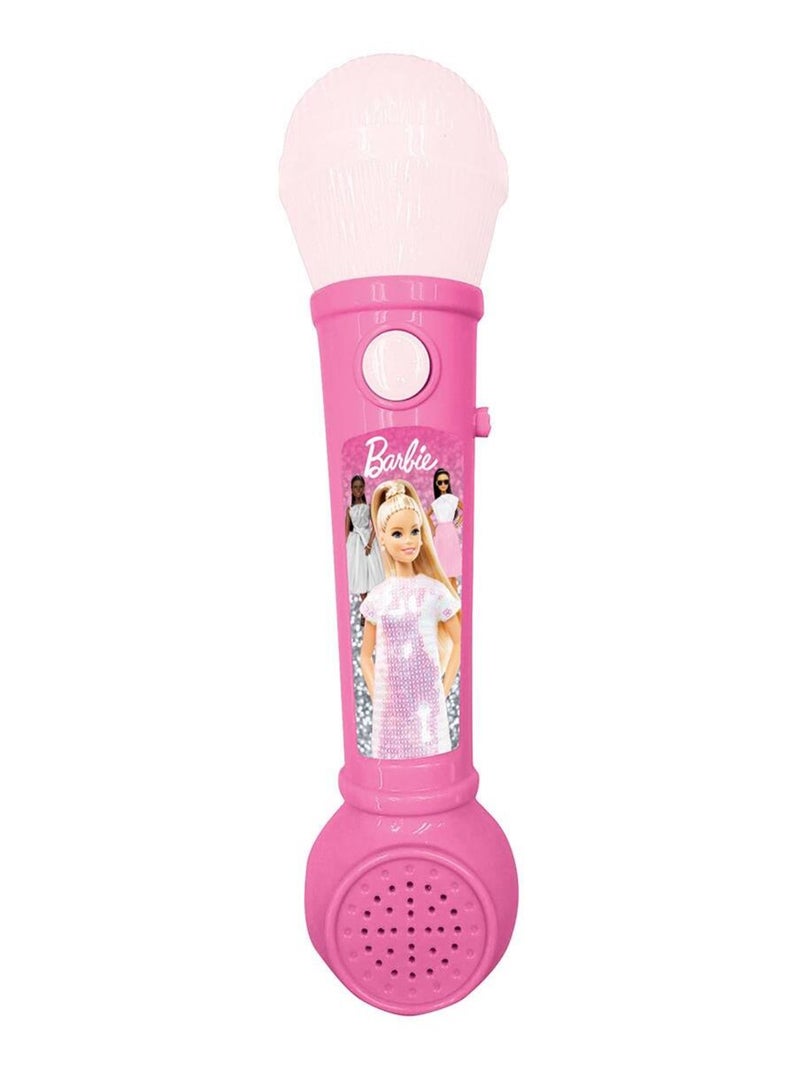 Microphone Lumineux avec Mélodies et Effets Sonores Barbie Rose - Kiabi
