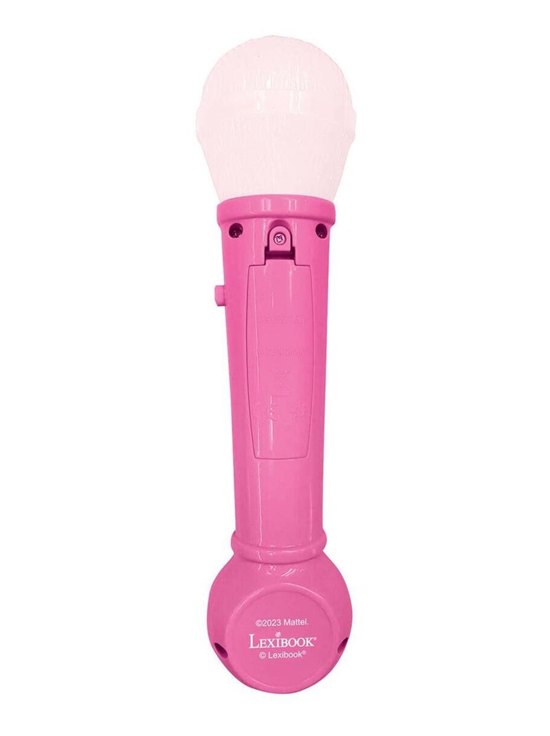 Microphone Lumineux avec Mélodies et Effets Sonores Barbie Rose - Kiabi