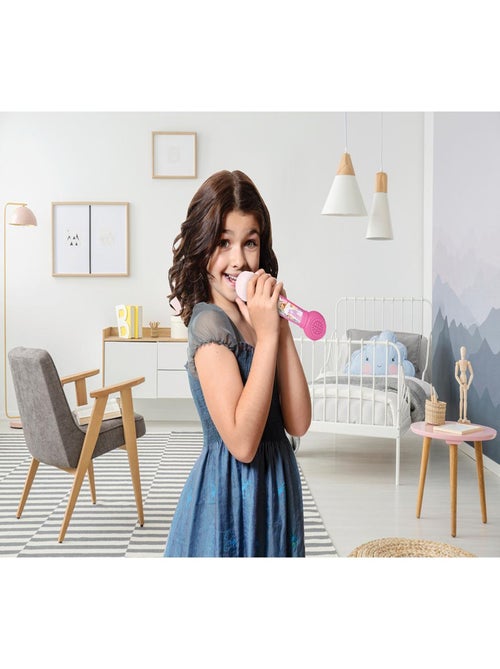 Microphone Lumineux avec Mélodies et Effets Sonores Barbie - Kiabi