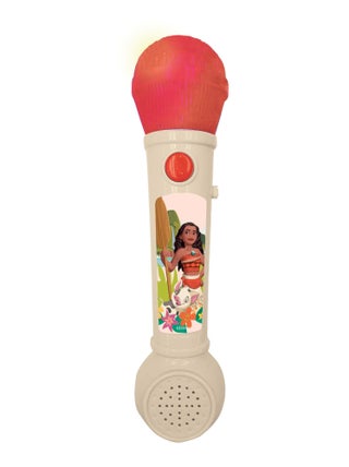 Microphone Lumineux avec Mélodies et Effets Sonores Vaiana