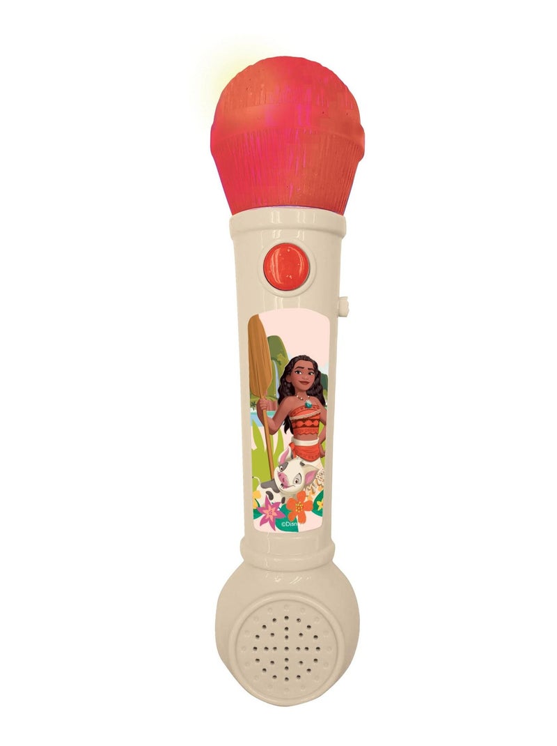 Microphone Lumineux avec Mélodies et Effets Sonores Vaiana Blanc - Kiabi