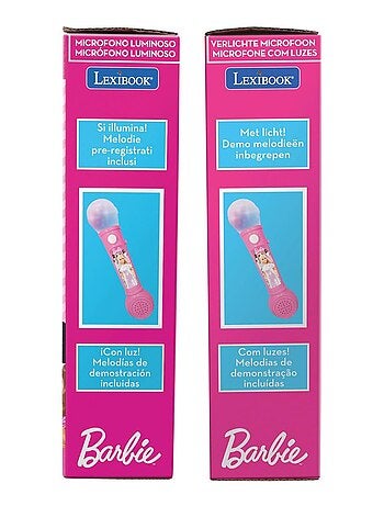 Microphone Lumineux Barbie
