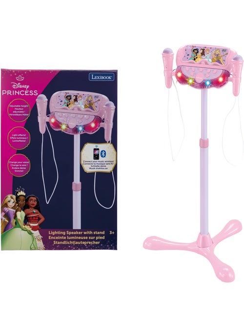 Microphone lumineux disney princesses avec 2 micros et effets vocaux - Kiabi Microphone lumineux disney princesses avec 2 micros et effets vocaux - Kiabi