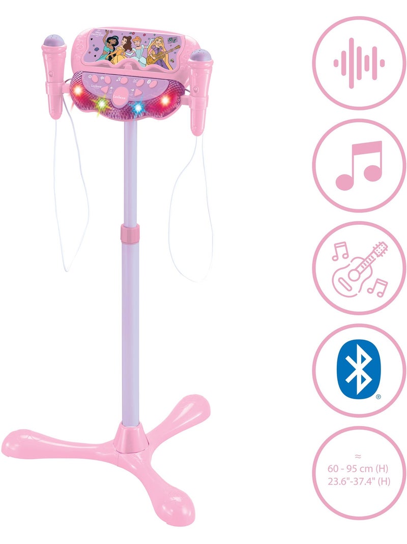 Microphone lumineux disney princesses avec 2 micros et effets vocaux Rose - Kiabi
