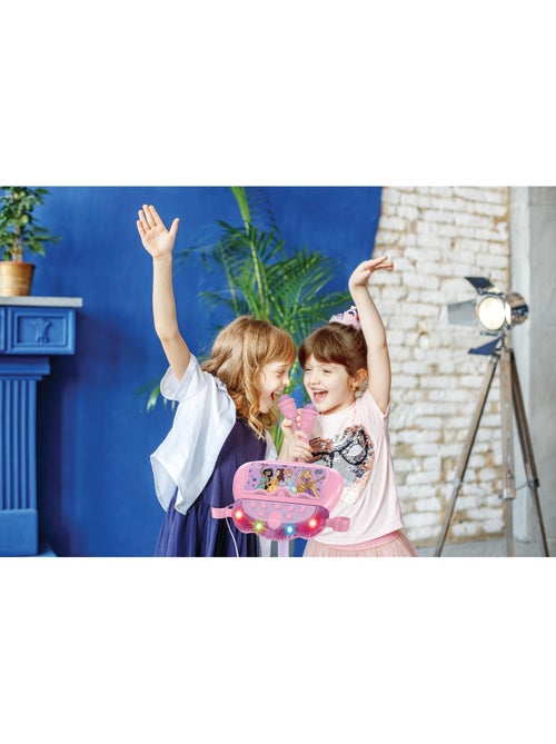 Microphone lumineux disney princesses avec 2 micros et effets vocaux - Kiabi Microphone lumineux disney princesses avec 2 micros et effets vocaux - Kiabi
