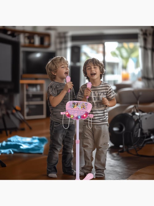 Microphone lumineux disney princesses avec 2 micros et effets vocaux - Kiabi Microphone lumineux disney princesses avec 2 micros et effets vocaux - Kiabi