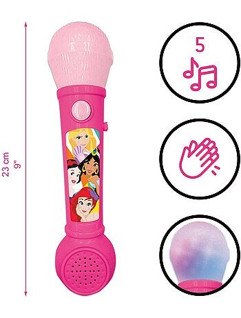 Microphone lumineux disney princesses