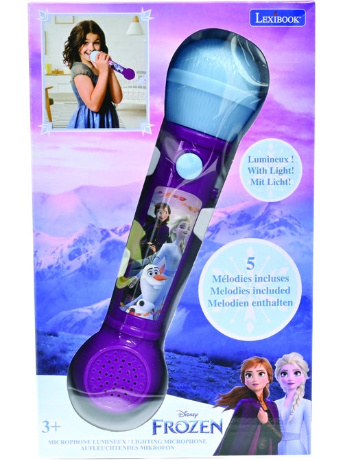 Microphone lumineux reines des neiges - Kiabi