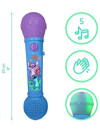Microphone lumineux stitch