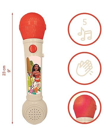 Microphone Lumineux Vaiana