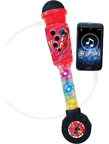 Microphone Miraculous avec tube lumineux et enceinte
