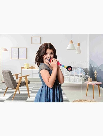 Microphone Miraculous avec tube lumineux et enceinte