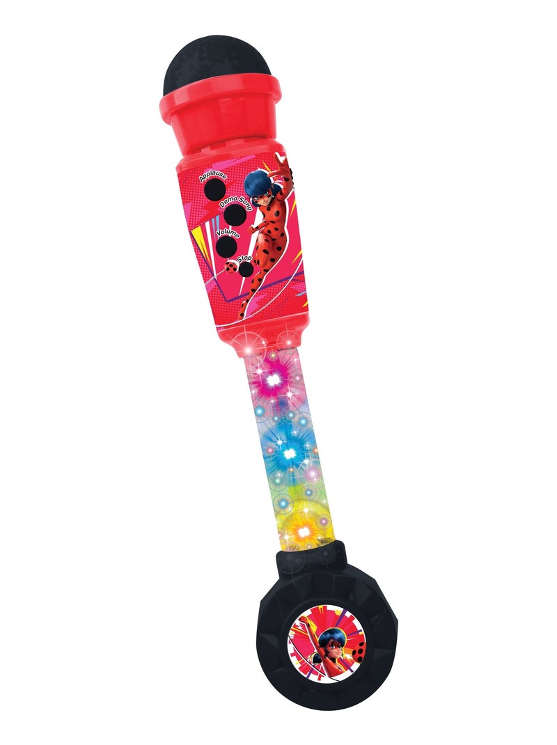 Microphone Miraculous avec tube lumineux et enceinte Rouge - Kiabi