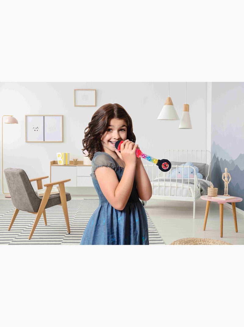 Microphone Miraculous avec tube lumineux et enceinte Rouge - Kiabi
