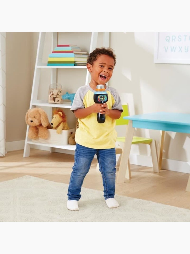 Microphone pour enfant - vtech - super micro magic'fun - bluetooth et effets sonores Noir - Kiabi