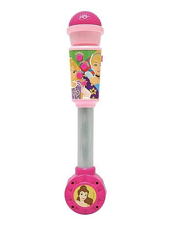 Microphone Princesse Disney avec tube lumineux et enceinte