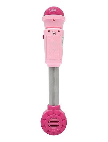 Microphone Princesse Disney avec tube lumineux et enceinte