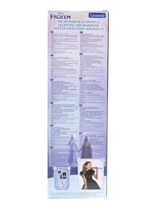 Microphone Reine des Neiges avec tube lumineux et enceinte - Kiabi