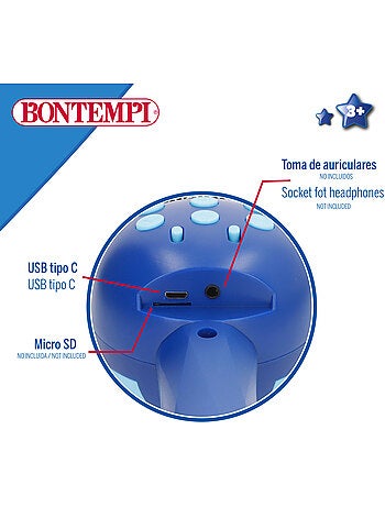 Microphone sans fil pour enfants avec haut-parleur bontempi