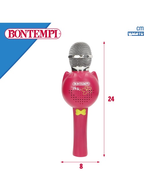 Microphone sans fil rose pour enfants avec haut-parleur bontempi - Kiabi Microphone sans fil rose pour enfants avec haut-parleur bontempi - Kiabi