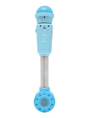 Microphone Schtroumpfs avec tube lumineux et enceinte