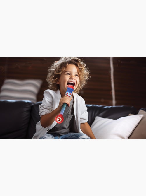 Microphone Spiderman avec tube lumineux et enceinte - Kiabi