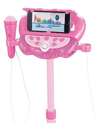 Microphone sur pied Enceinte Bluetooth Barbie