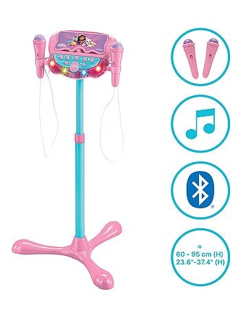 Microphone sur pied Enceinte Bluetooth Gabby et la maison magique