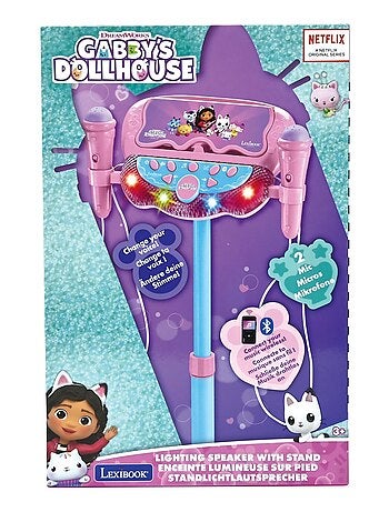 Microphone sur pied Enceinte Bluetooth Gabby et la maison magique