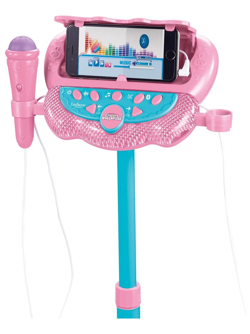 Microphone sur pied Enceinte Bluetooth Gabby et la maison magique Rose - Kiabi