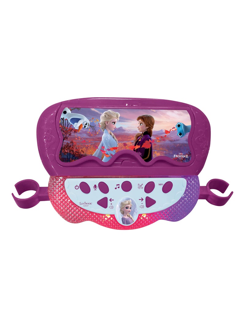 Microphone sur pied Enceinte Bluetooth Reine des Neiges Violet - Kiabi