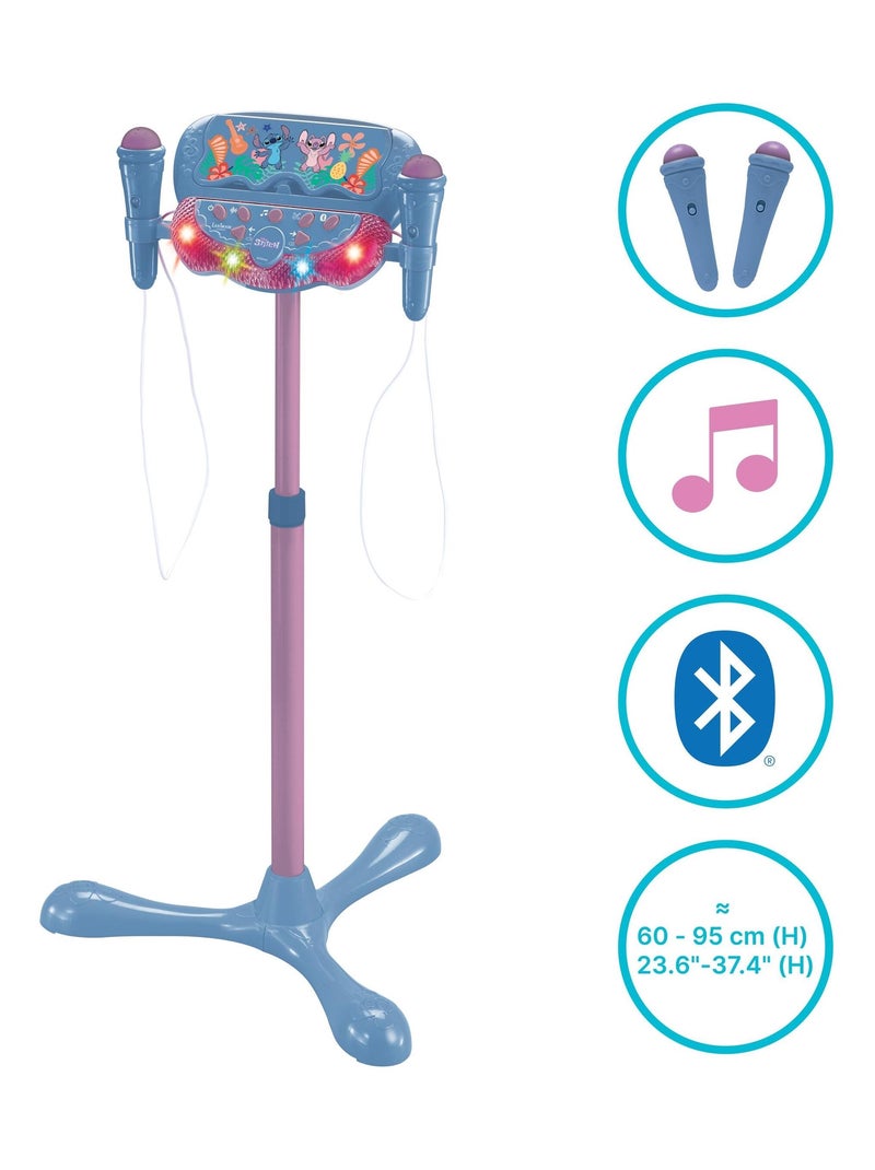 Microphone sur pied Enceinte Bluetooth Stitch Bleu - Kiabi