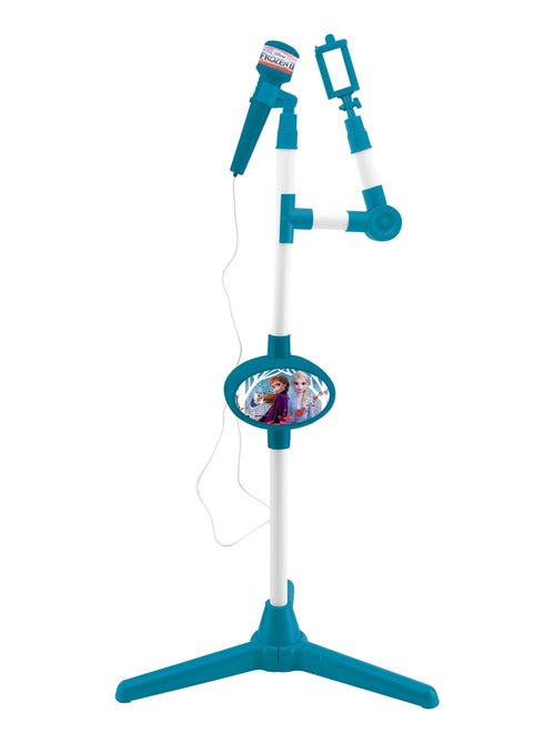 Microphone Sur Pied Lumineux Ajustable Avec Haut-parleur, Effets Sonores, Reine Des Neiges - Kiabi
