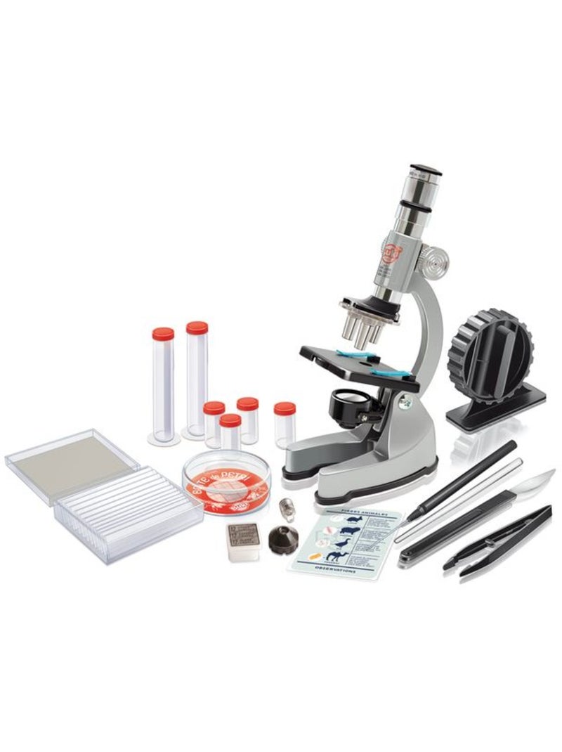 Microscope 30 expériences Gris - Kiabi
