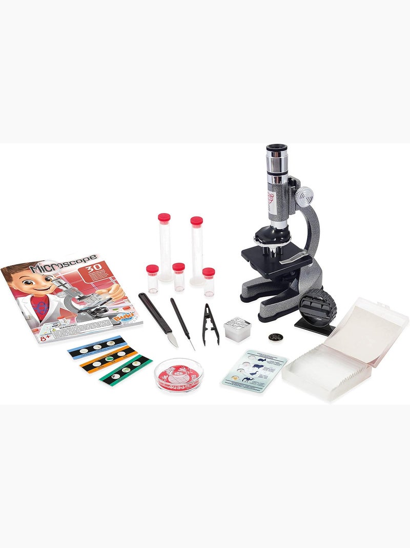 Microscope 30 expériences Gris - Kiabi