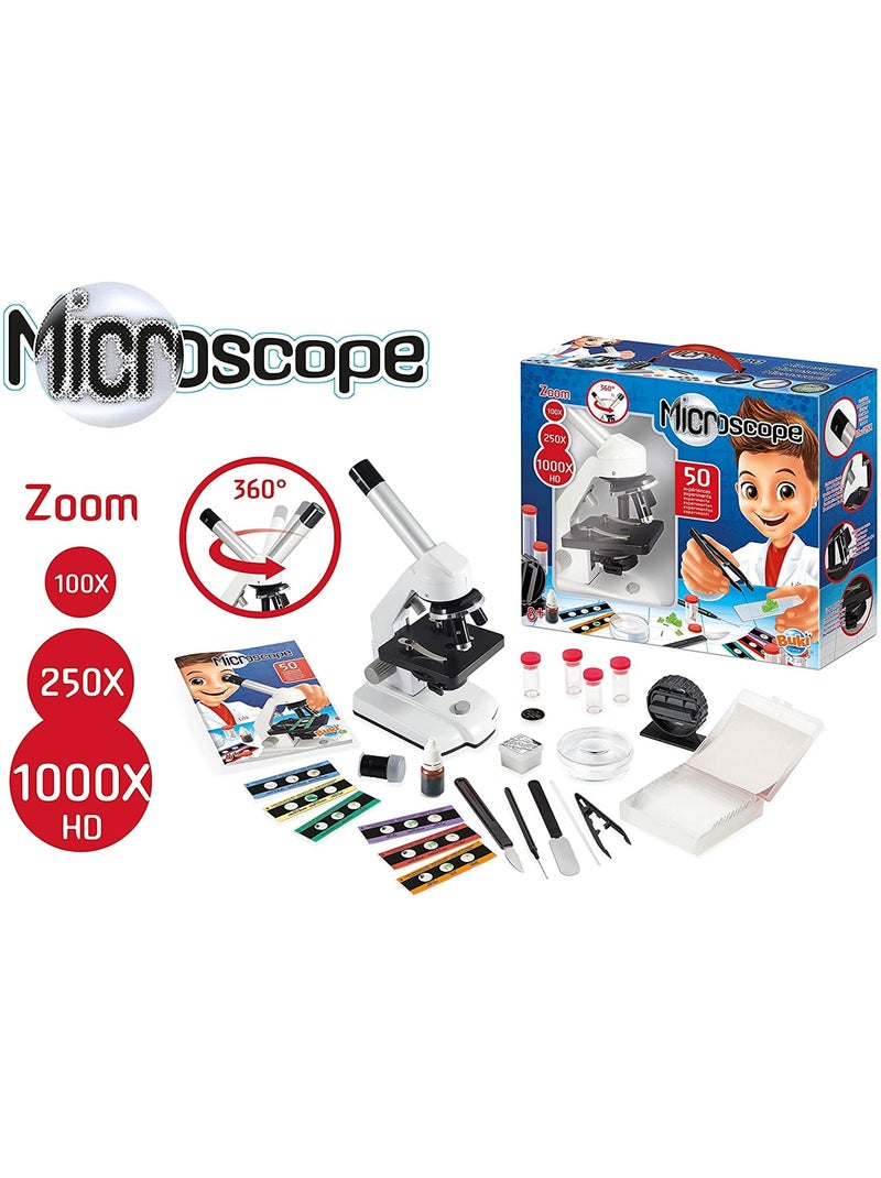 Microscope 50 expériences Bleu - Kiabi