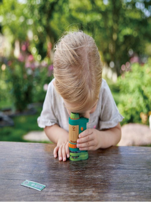 Microscope en bambou pour enfants - Kiabi