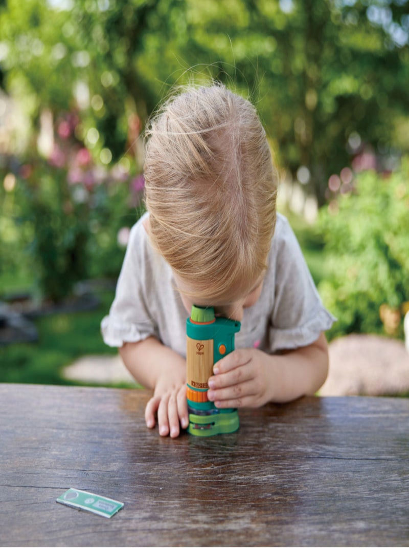 Microscope en bambou pour enfants N/A - Kiabi
