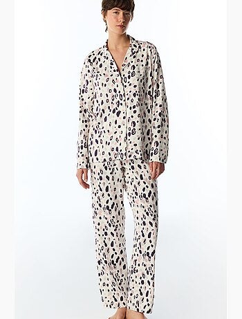 Midnight mood ensemble pyjama chemise et pantalon à manches longues penti