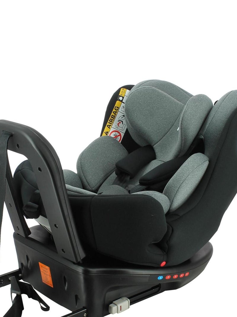 Migo - Siège auto NINO pivotant 360° - I-Size 40-150 cm Gris - Kiabi