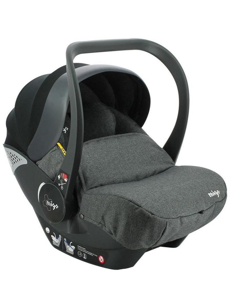 Migo - Siège auto OVO 40-80 cm R129 i-Size gris anthracite - Kiabi