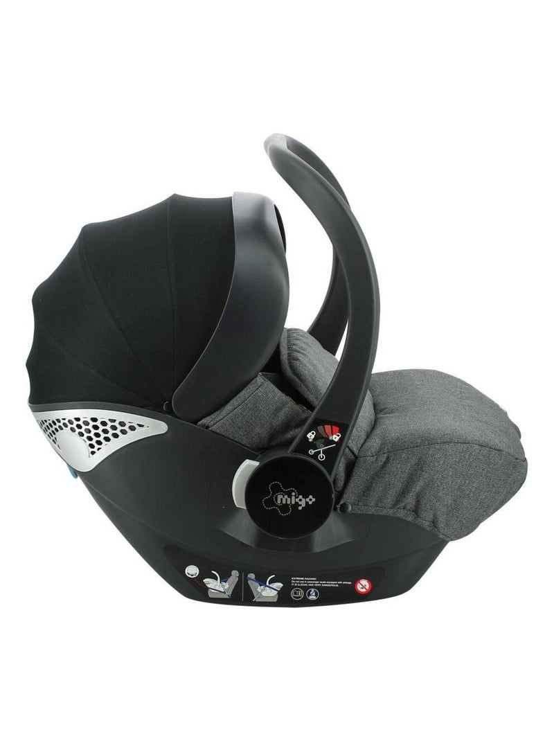 Migo - Siège auto OVO 40-80 cm R129 i-Size gris anthracite - Kiabi