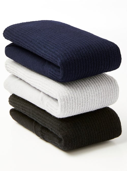 Mii-chaussettes pieds larges - lot de 2 paires - Kiabi