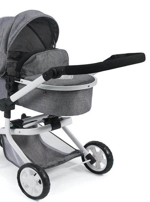 Mika Poussette Combinée Pour Poupée Gris - Kiabi