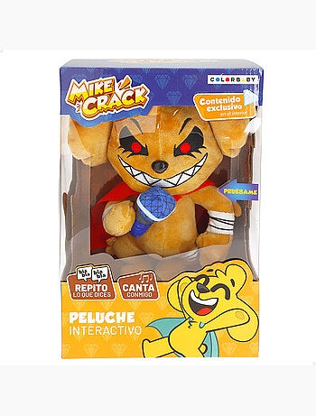 Mikecrack chien en peluche officiel mike.exe "je chante et je répète ce que vous dites